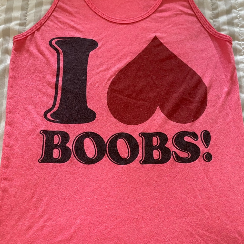 I Heart Boobs tank
